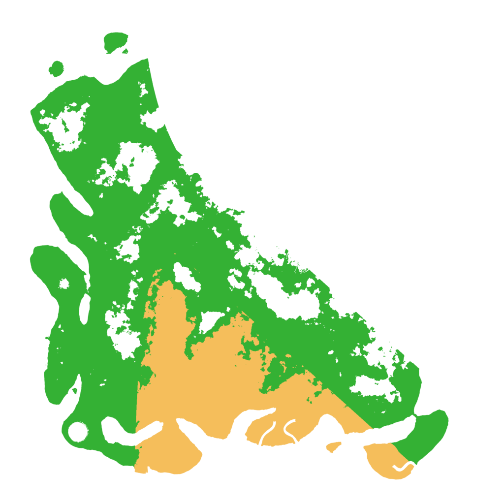 Biome Rust Map: Procedural Map, Size: 4500, Seed: 1833144767