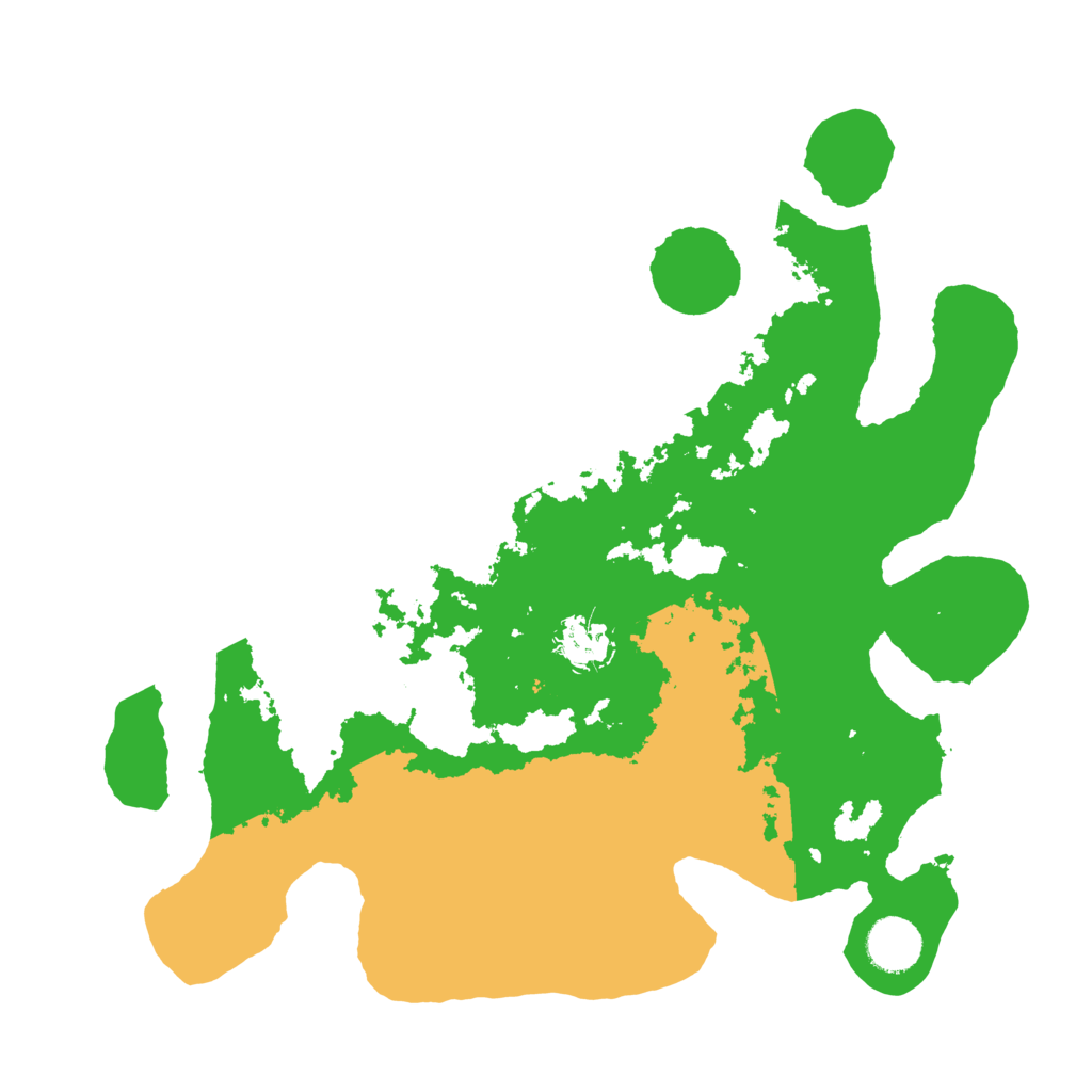 Biome Rust Map: Barren, Size: 3500, Seed: 105659329