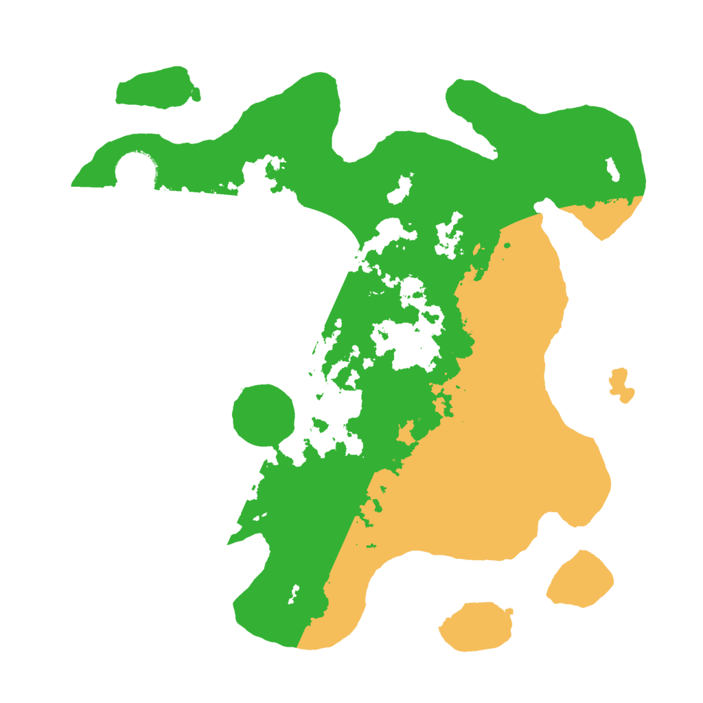 Biome Rust Map: Barren, Size: 3000, Seed: 1303646732