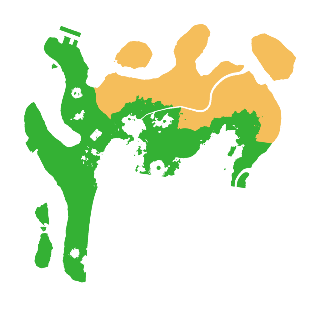 Biome Rust Map: Procedural Map, Size: 3000, Seed: 52131
