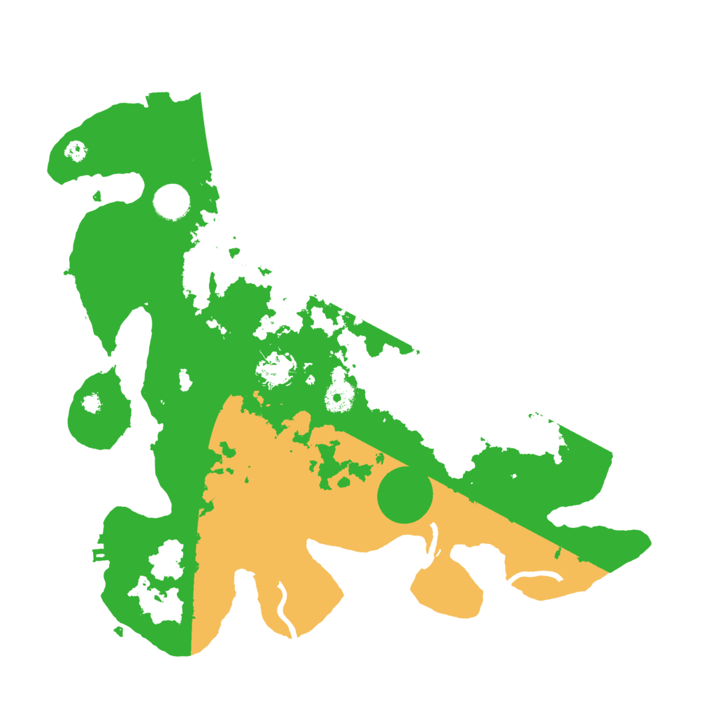 Biome Rust Map: Procedural Map, Size: 3500, Seed: 1112439417