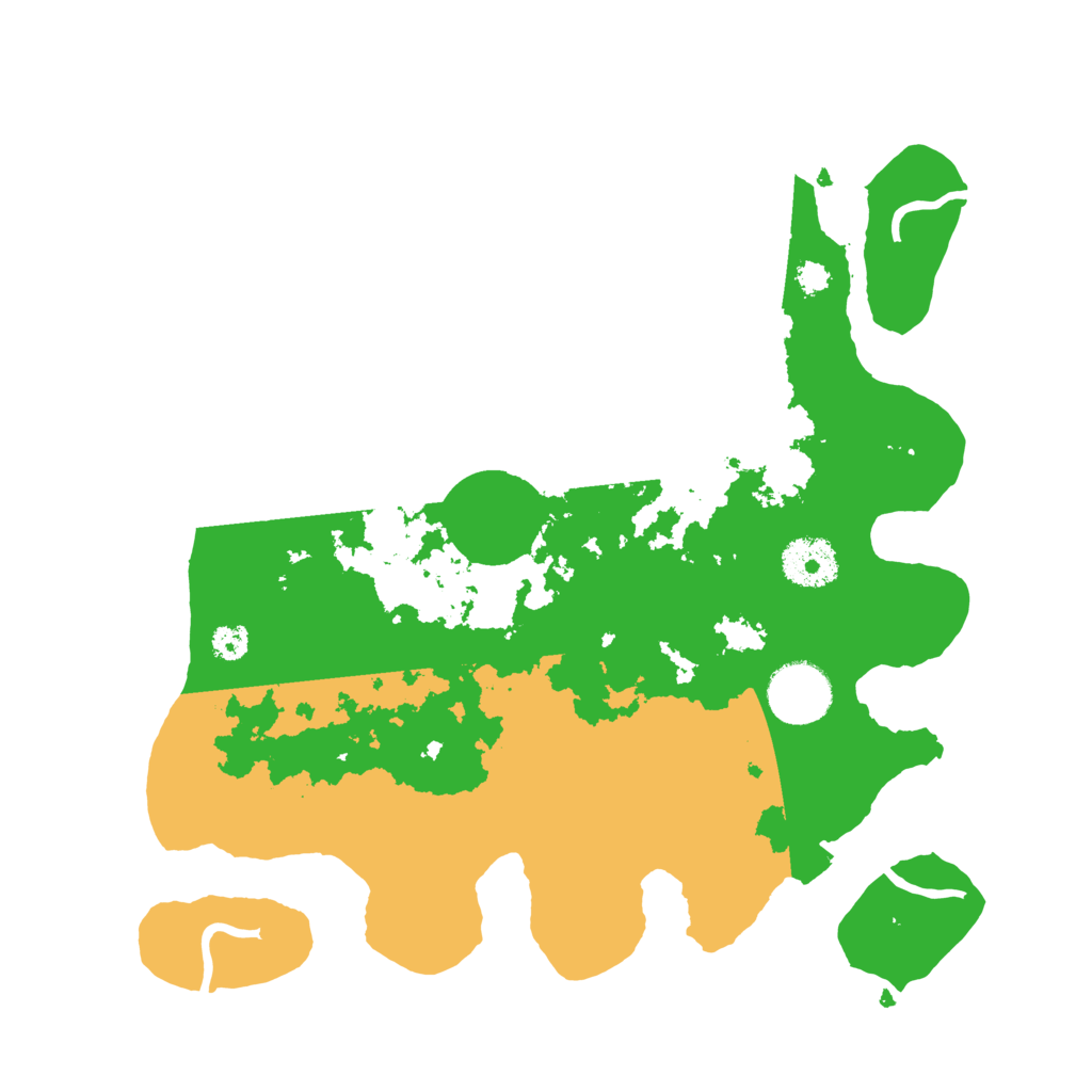Biome Rust Map: Procedural Map, Size: 3100, Seed: 3858