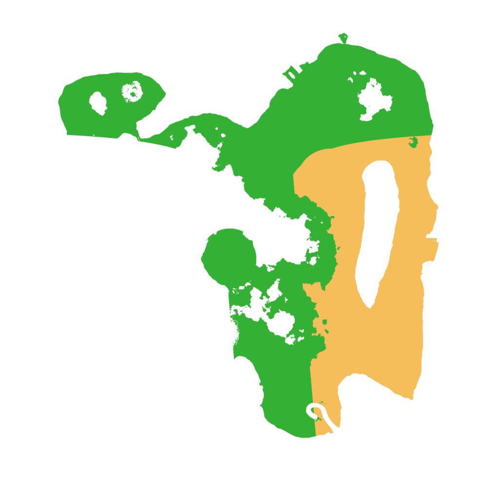 Biome Rust Map: Procedural Map, Size: 2500, Seed: 1508338821