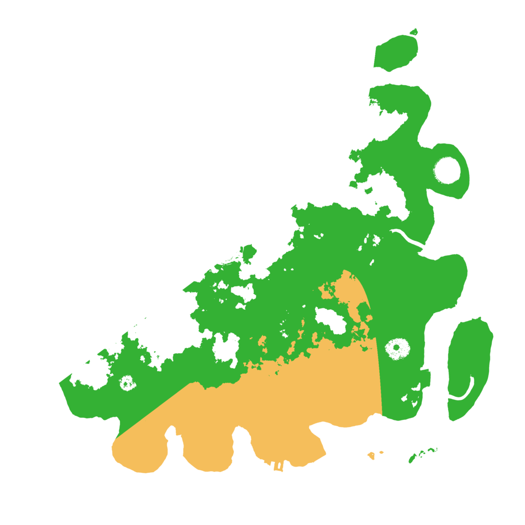 Biome Rust Map: Procedural Map, Size: 3500, Seed: 938279606
