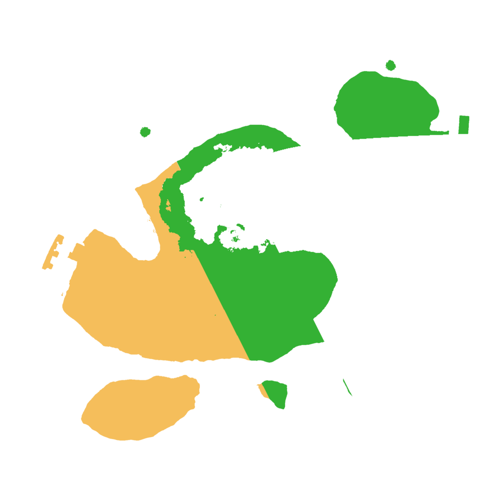 Biome Rust Map: Procedural Map, Size: 2000, Seed: 320858181