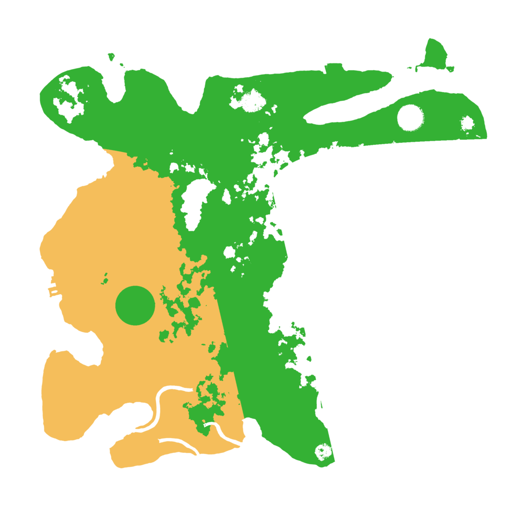 Biome Rust Map: Procedural Map, Size: 3500, Seed: 4900