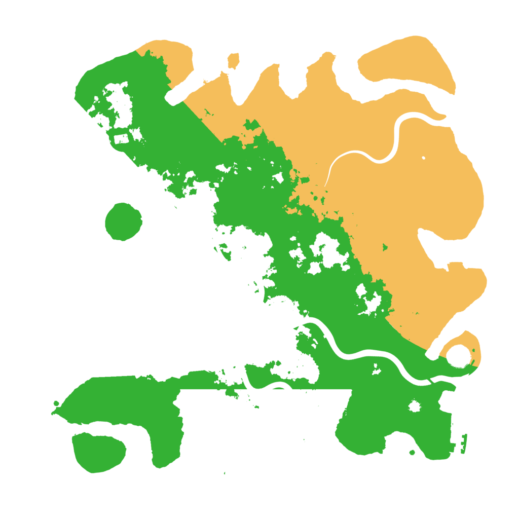 Biome Rust Map: Procedural Map, Size: 3950, Seed: 19093249