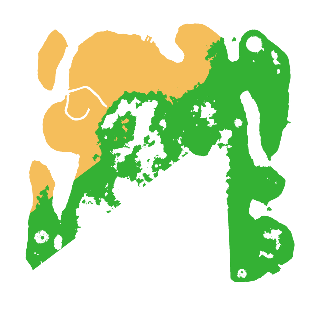 Biome Rust Map: Procedural Map, Size: 3500, Seed: 1320326730