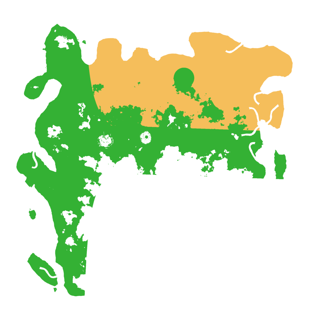 Biome Rust Map: Procedural Map, Size: 4100, Seed: 30805437