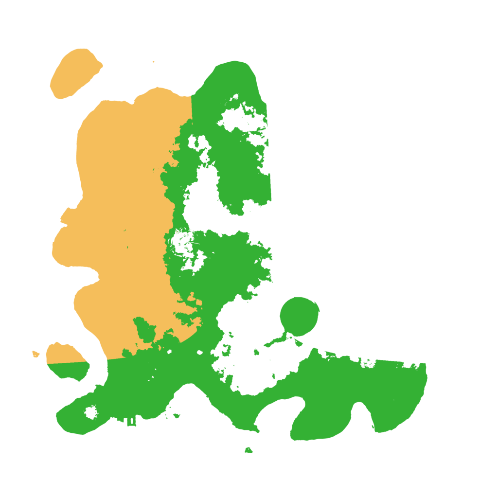 Biome Rust Map: Procedural Map, Size: 3500, Seed: 369486615