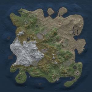 Thumbnail Rust Map: Procedural Map, Size: 3750, Seed: 1995683932, 18 Monuments