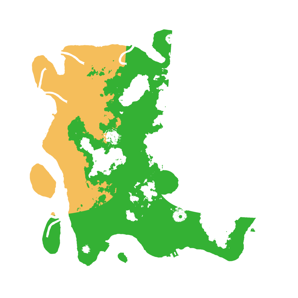 Biome Rust Map: Procedural Map, Size: 3500, Seed: 1473943267