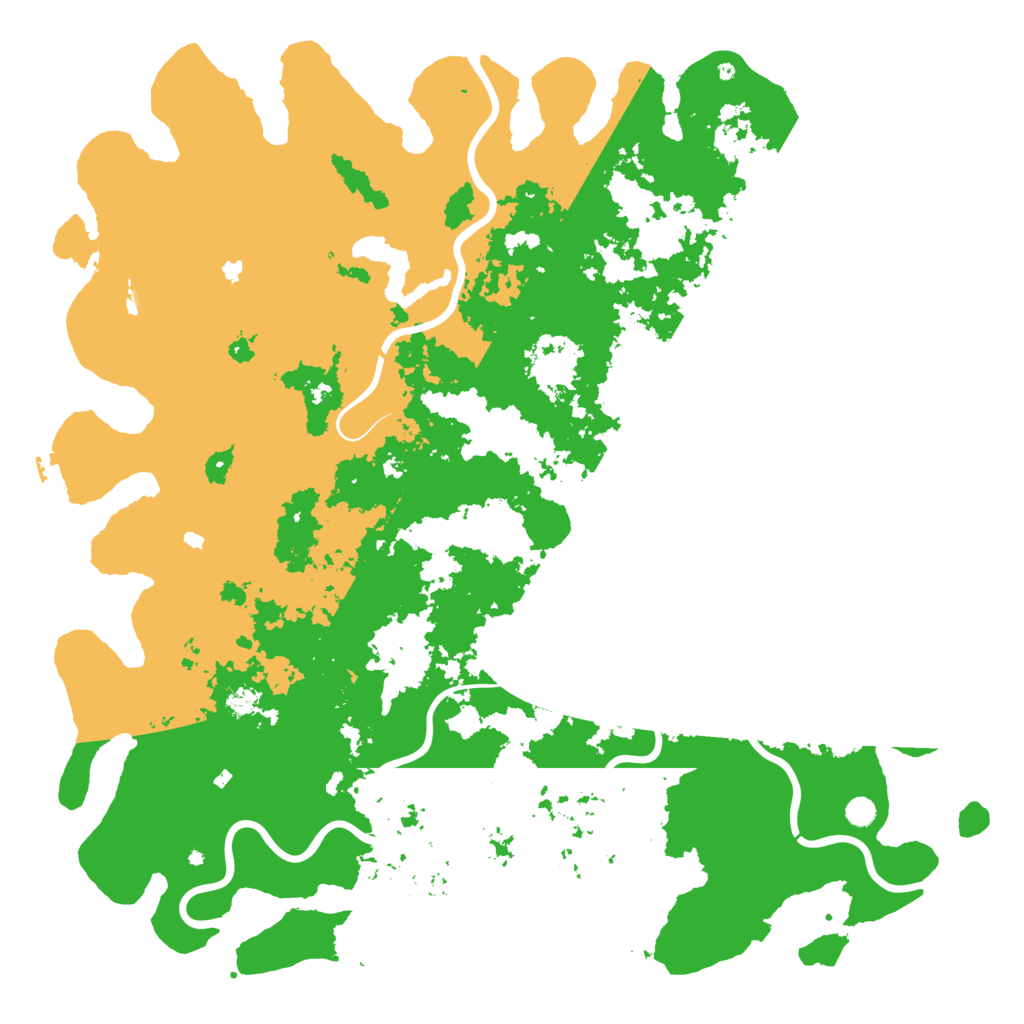 Biome Rust Map: Procedural Map, Size: 6000, Seed: 286414529