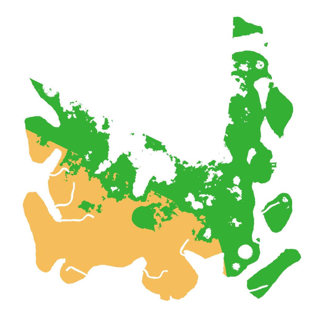 Biome Rust Map: Procedural Map, Size: 3850, Seed: 141329741