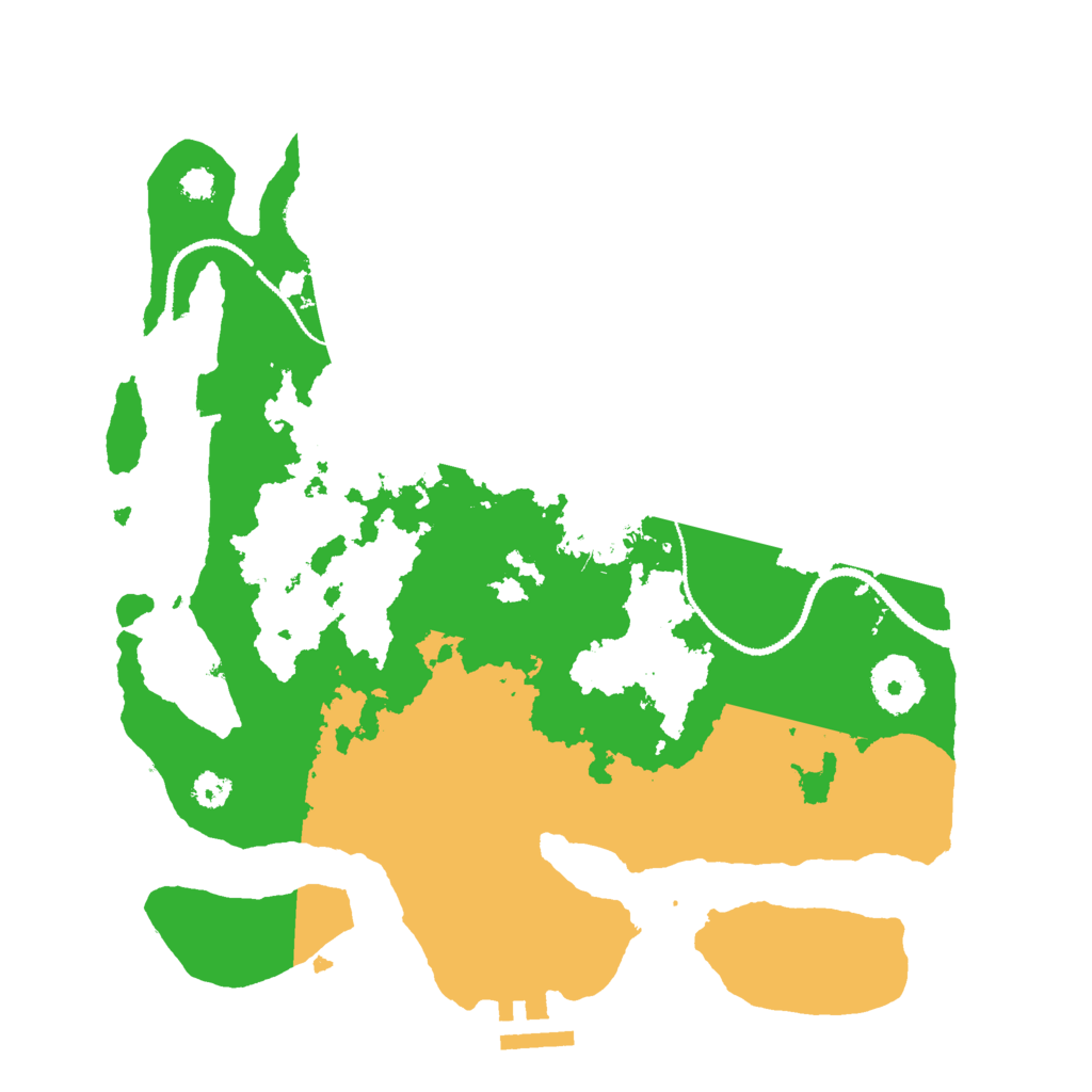 Biome Rust Map: Procedural Map, Size: 3000, Seed: 1391948469