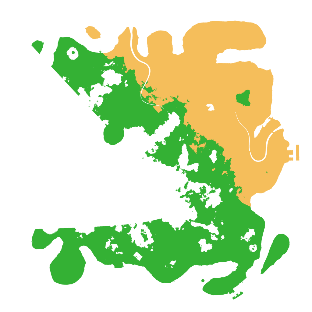 Biome Rust Map: Procedural Map, Size: 4000, Seed: 1995683932