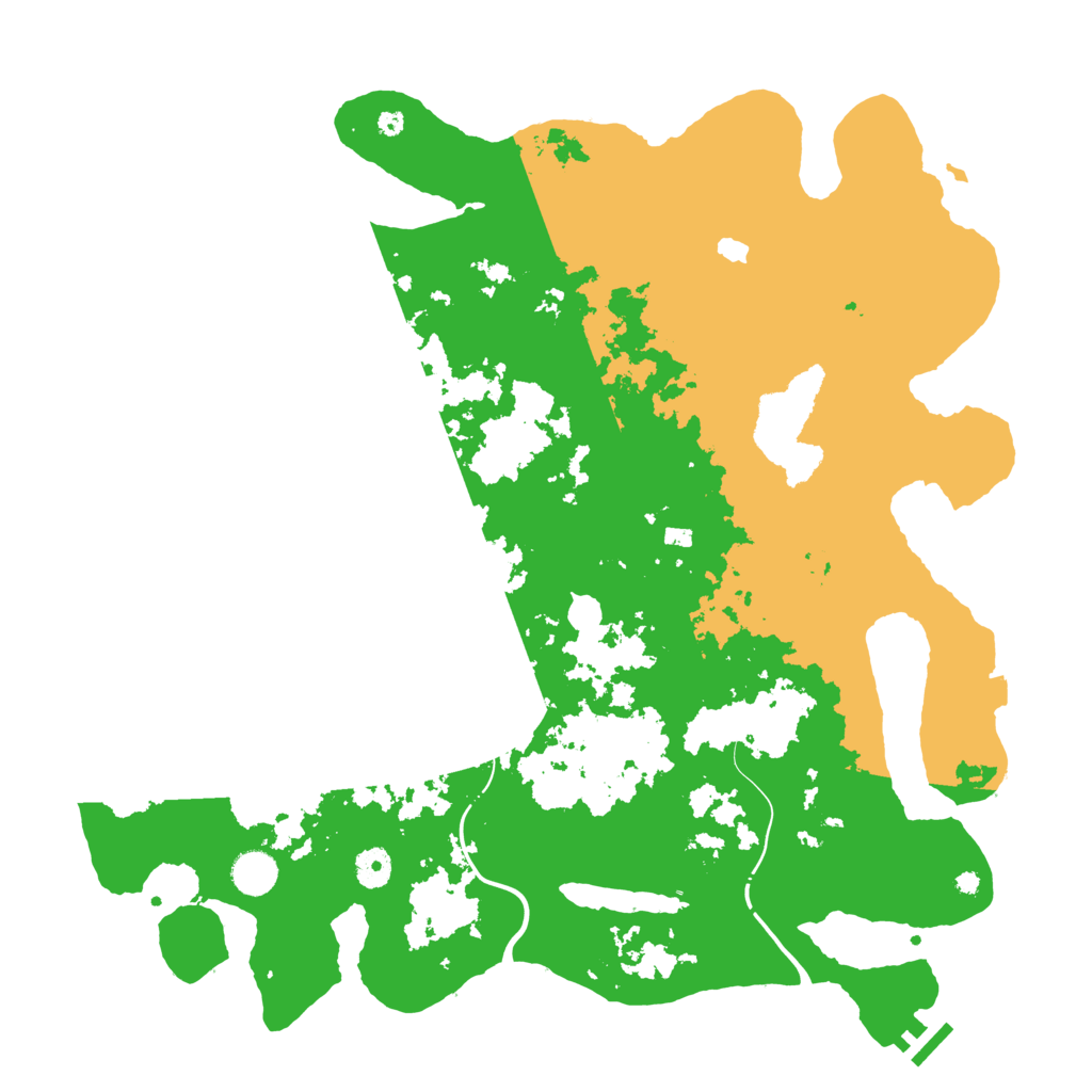 Biome Rust Map: Procedural Map, Size: 4250, Seed: 15360