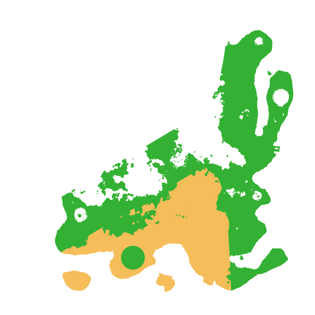 Biome Rust Map: Procedural Map, Size: 3500, Seed: 1105760026