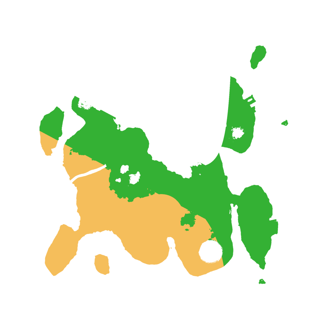 Biome Rust Map: Procedural Map, Size: 2500, Seed: 41897