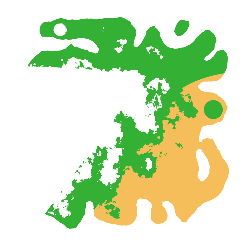 Biome Rust Map: Barren, Size: 3500, Seed: 1551172288