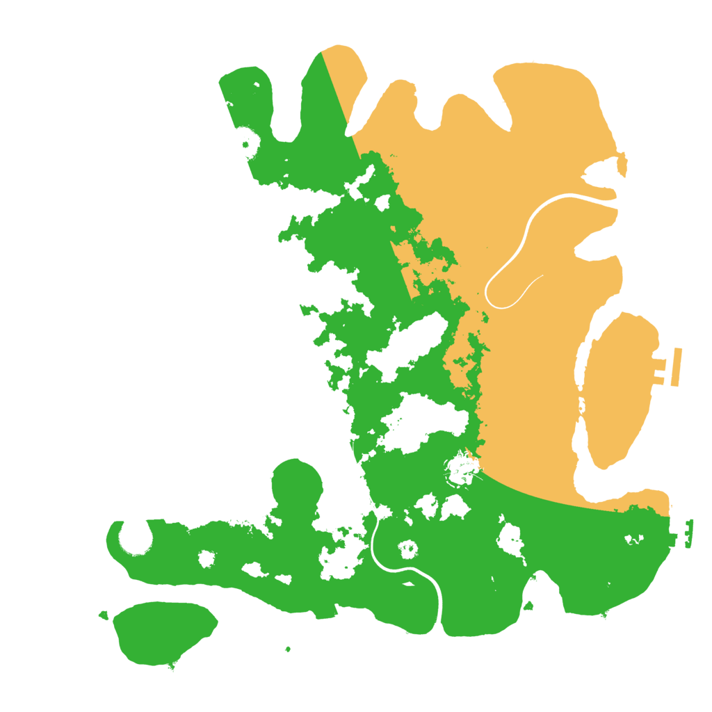 Biome Rust Map: Procedural Map, Size: 3750, Seed: 81300121