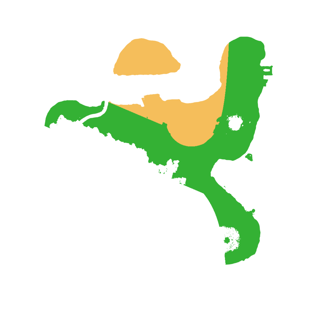 Biome Rust Map: Procedural Map, Size: 2000, Seed: 12566