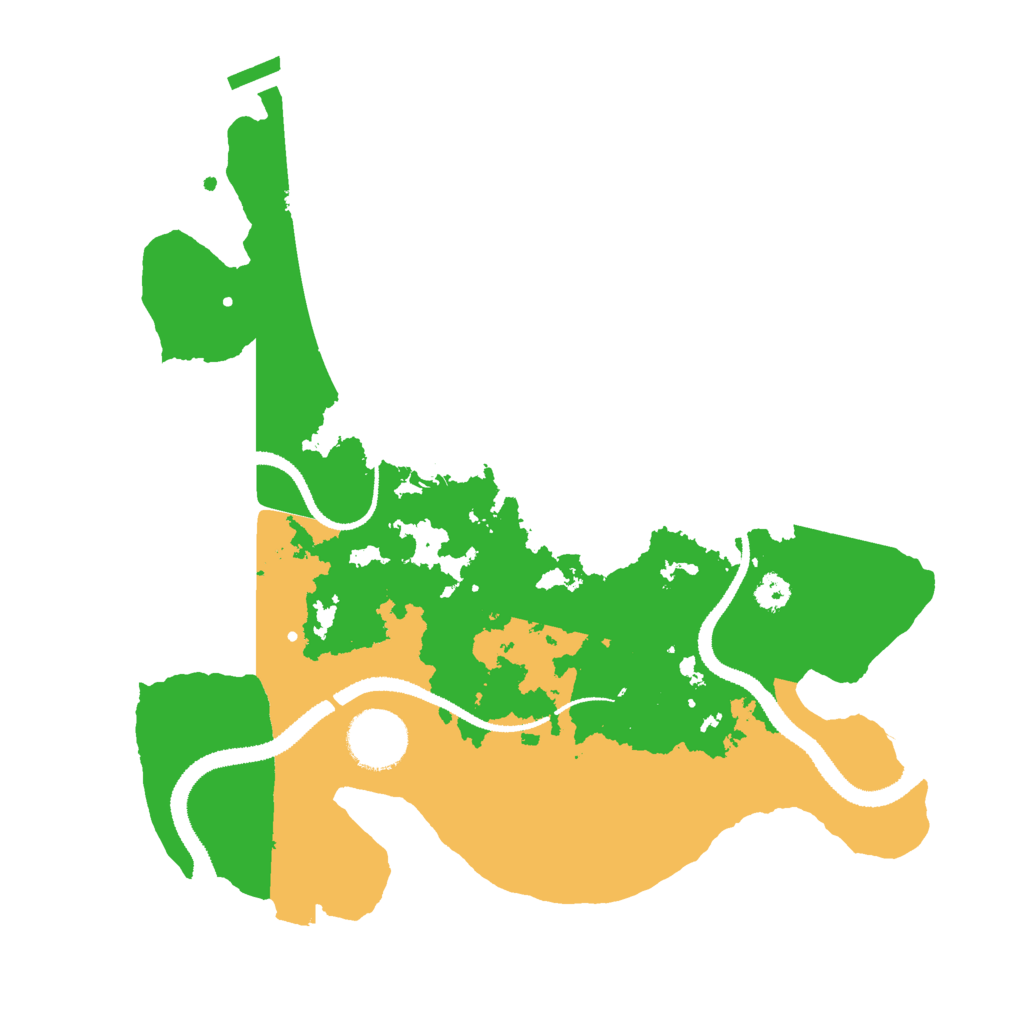 Biome Rust Map: Procedural Map, Size: 3000, Seed: 31533991