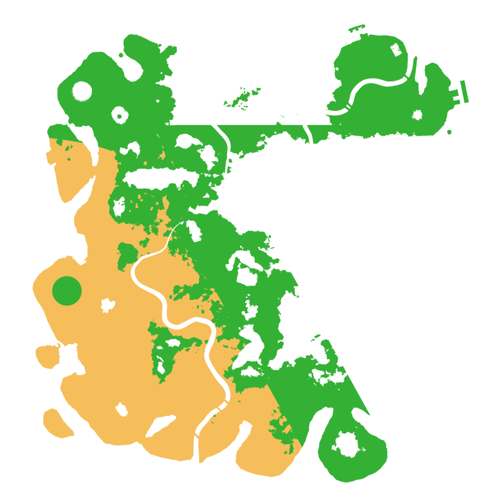 Biome Rust Map: Procedural Map, Size: 4500, Seed: 296159056