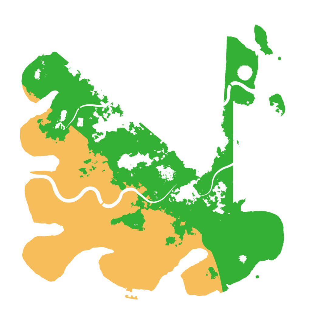 Biome Rust Map: Procedural Map, Size: 3750, Seed: 25923449