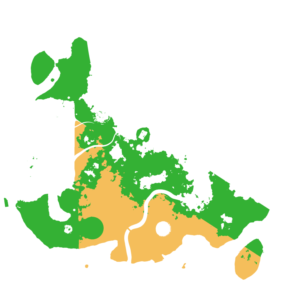 Biome Rust Map: Procedural Map, Size: 3500, Seed: 1524669814
