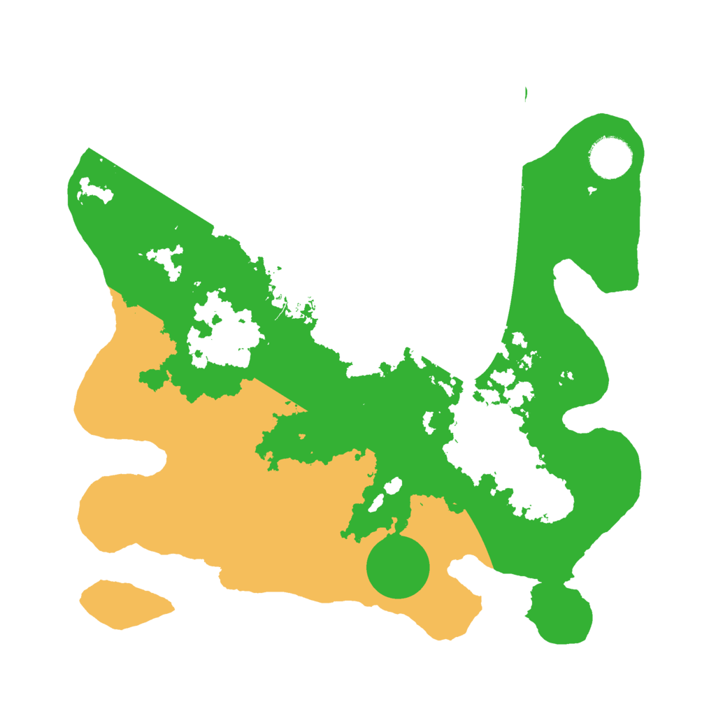Biome Rust Map: Barren, Size: 3000, Seed: 1995602062