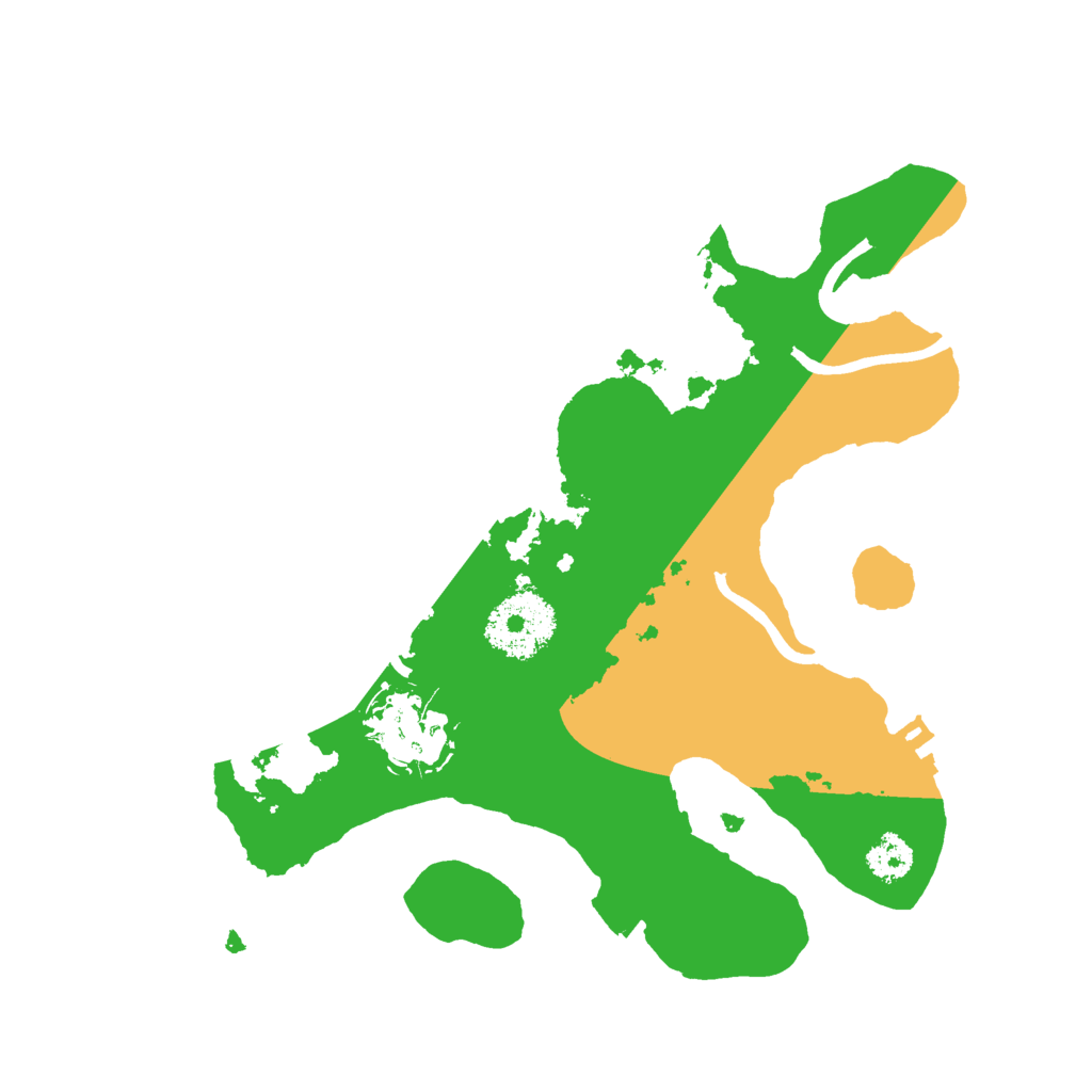 Biome Rust Map: Procedural Map, Size: 2500, Seed: 540839255