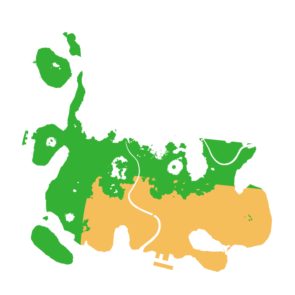 Biome Rust Map: Procedural Map, Size: 3000, Seed: 592943677