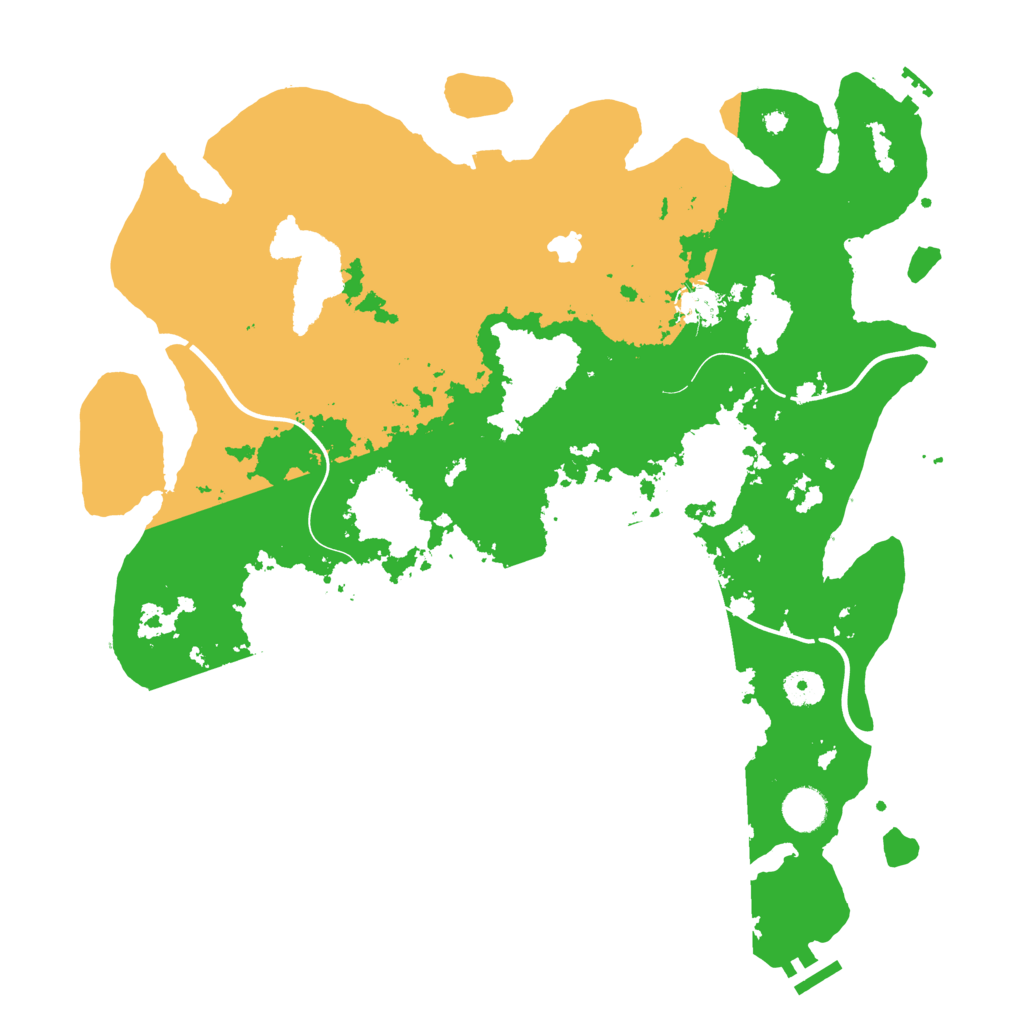 Biome Rust Map: Procedural Map, Size: 4050, Seed: 67433