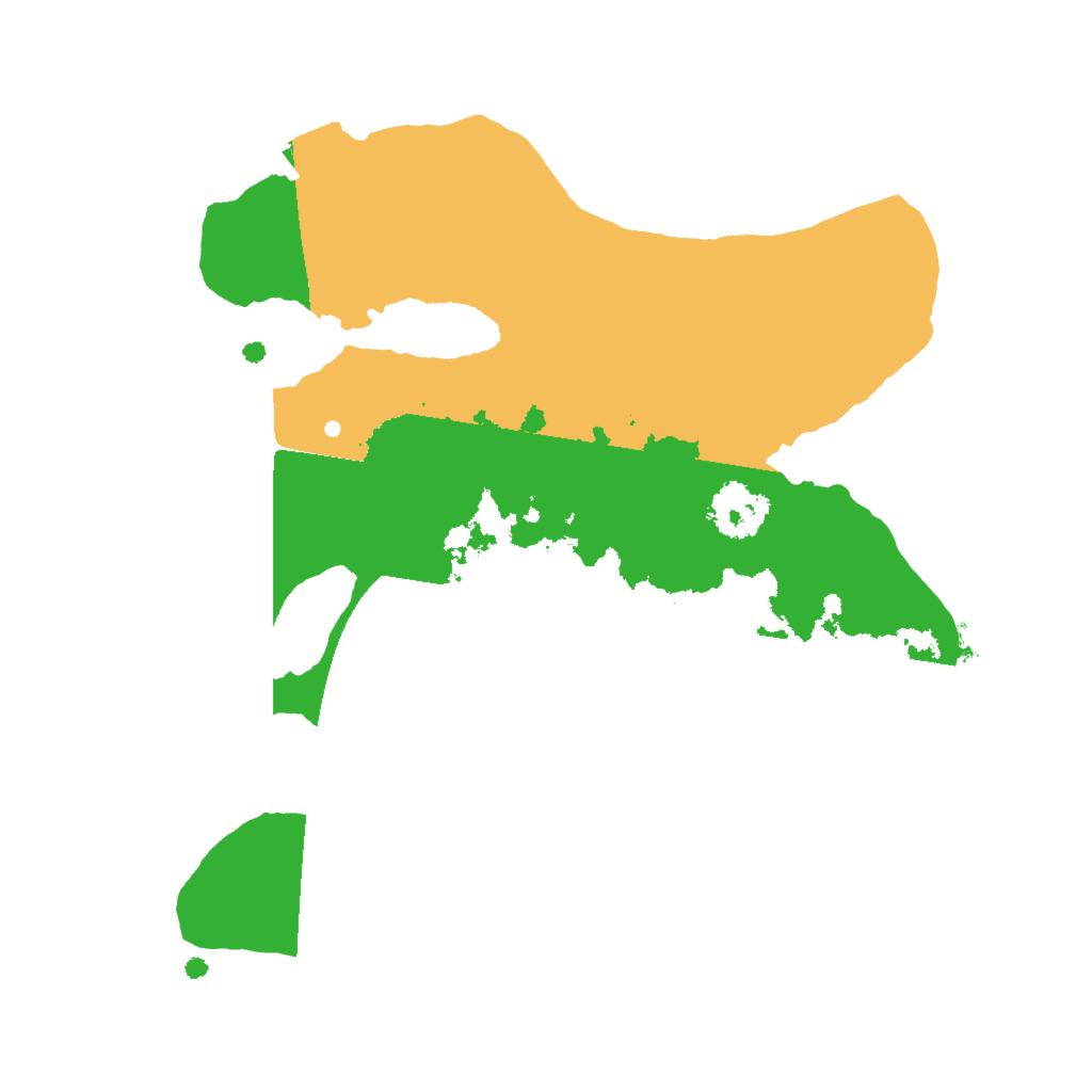 Biome Rust Map: Procedural Map, Size: 2000, Seed: 1232203725