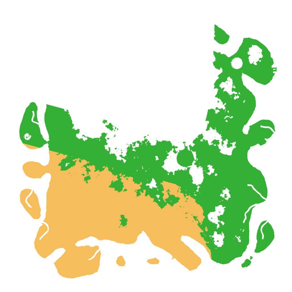 Biome Rust Map: Procedural Map, Size: 4500, Seed: 1342104362