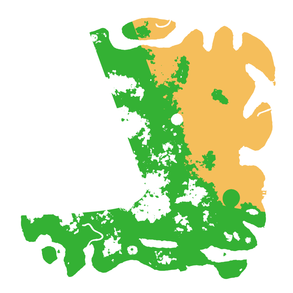 Biome Rust Map: Procedural Map, Size: 4500, Seed: 15360