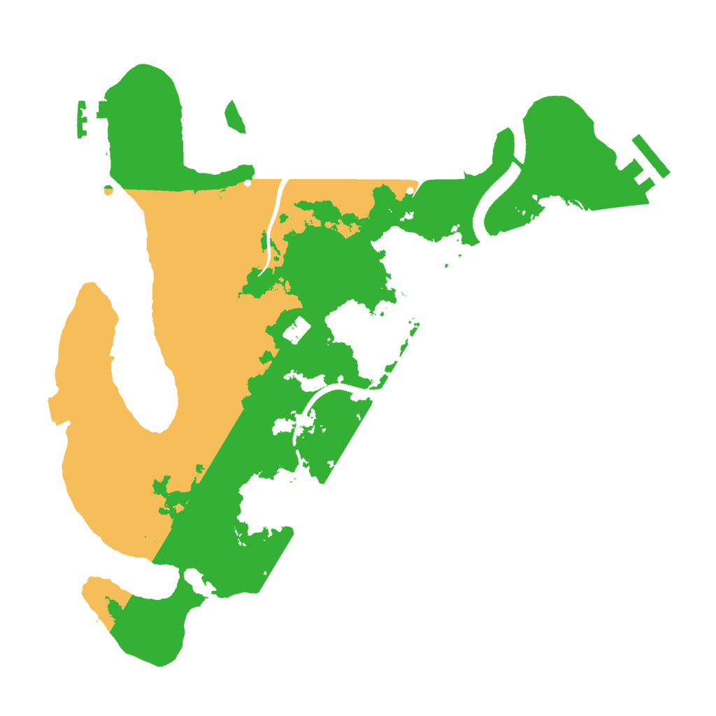Biome Rust Map: Procedural Map, Size: 2900, Seed: 987457