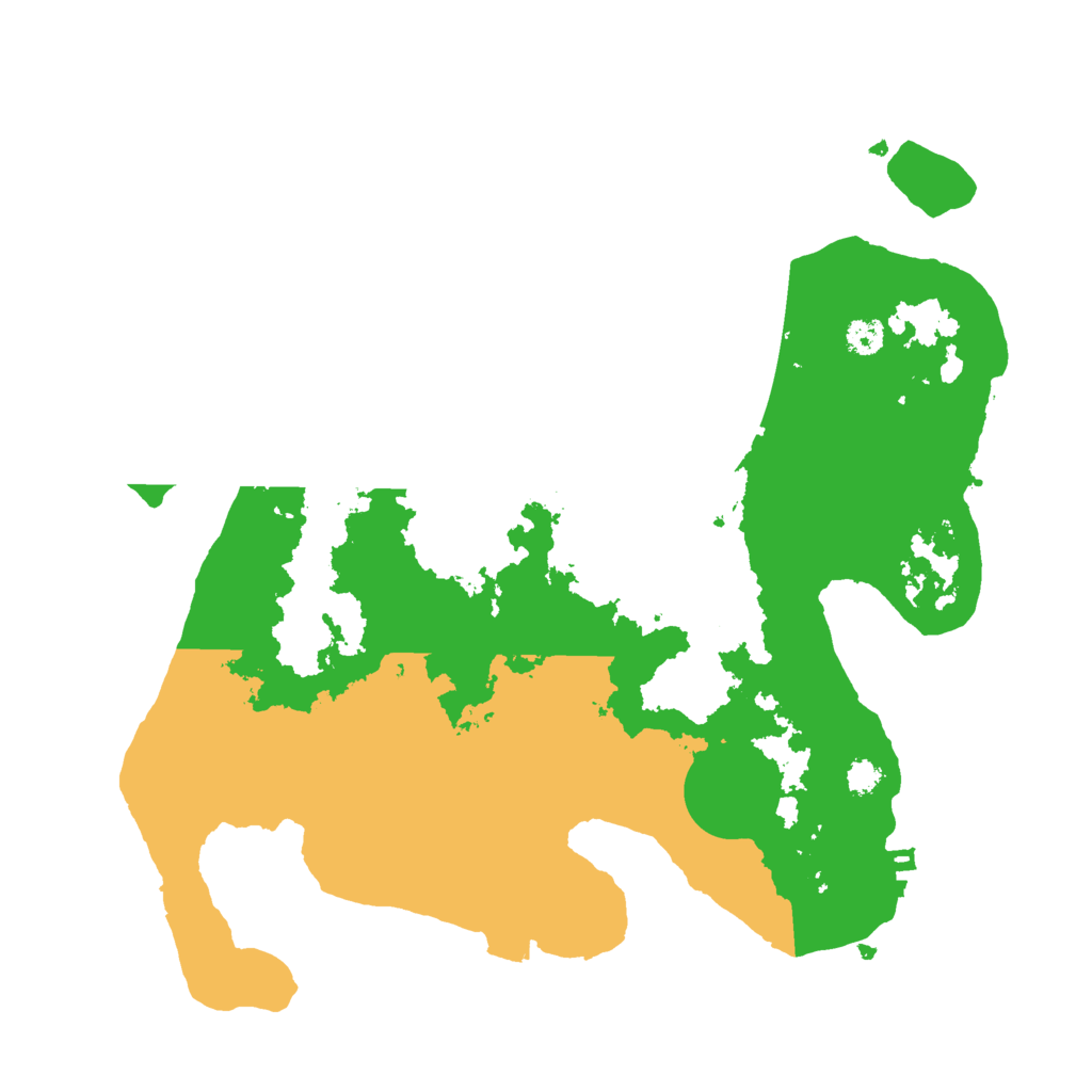 Biome Rust Map: Procedural Map, Size: 3000, Seed: 20856