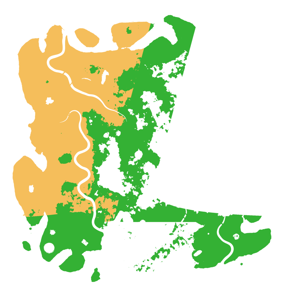 Biome Rust Map: Procedural Map, Size: 5000, Seed: 917272228