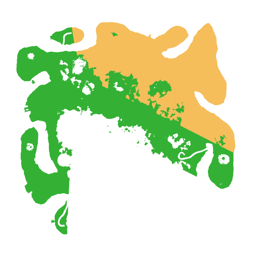 Biome Rust Map: Procedural Map, Size: 3500, Seed: 843434883