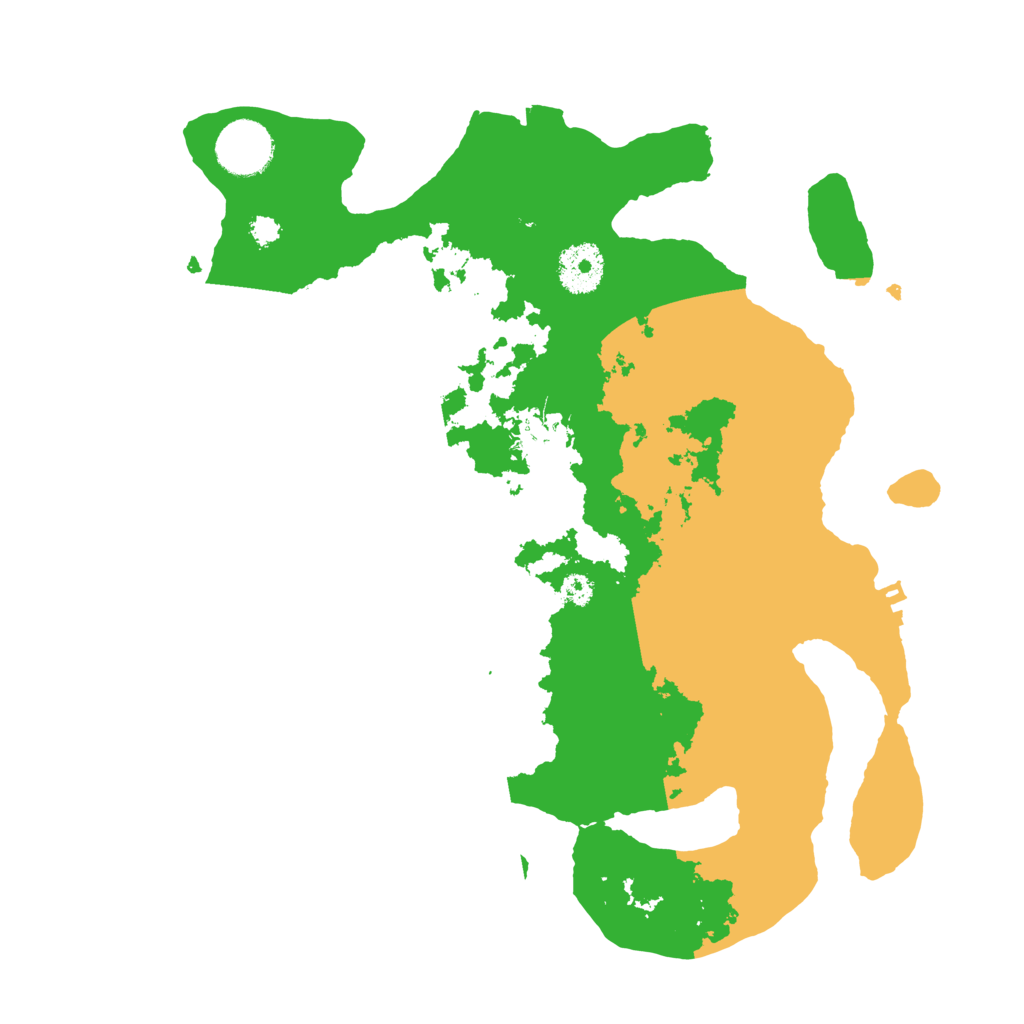 Biome Rust Map: Procedural Map, Size: 3200, Seed: 1840571