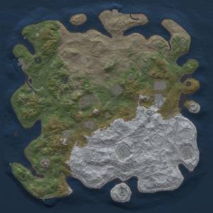 Thumbnail Rust Map: Procedural Map, Size: 4500, Seed: 318931997, 18 Monuments