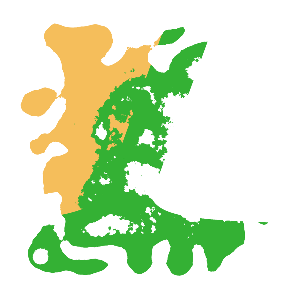 Biome Rust Map: Barren, Size: 3500, Seed: 63