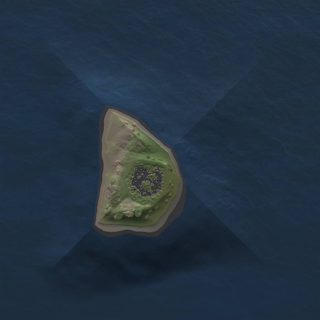 Rust Map: Procedural Map, Size: 1000, Seed: 67385, 3 Monuments