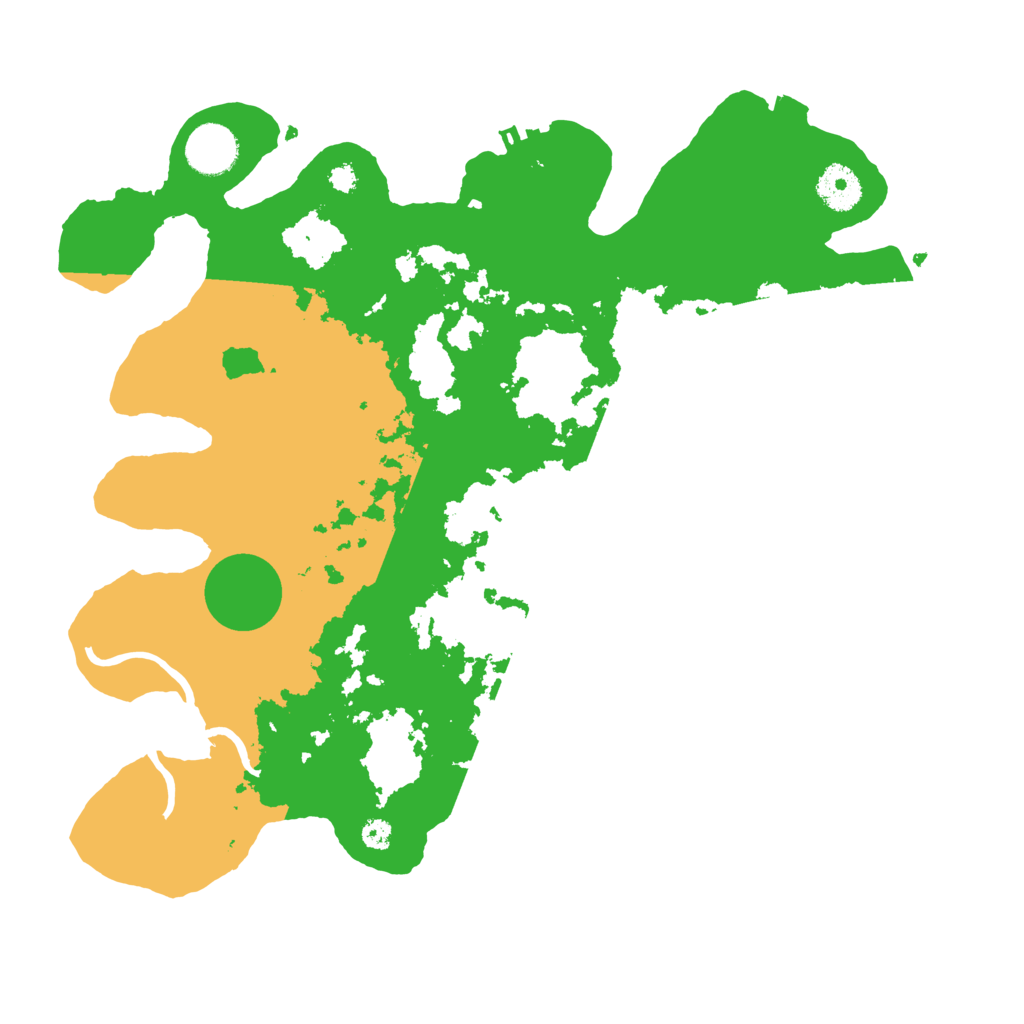 Biome Rust Map: Procedural Map, Size: 3500, Seed: 1235931169