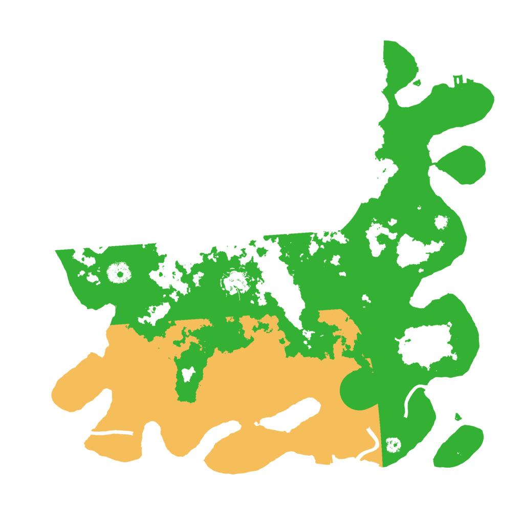 Biome Rust Map: Procedural Map, Size: 3500, Seed: 46333028