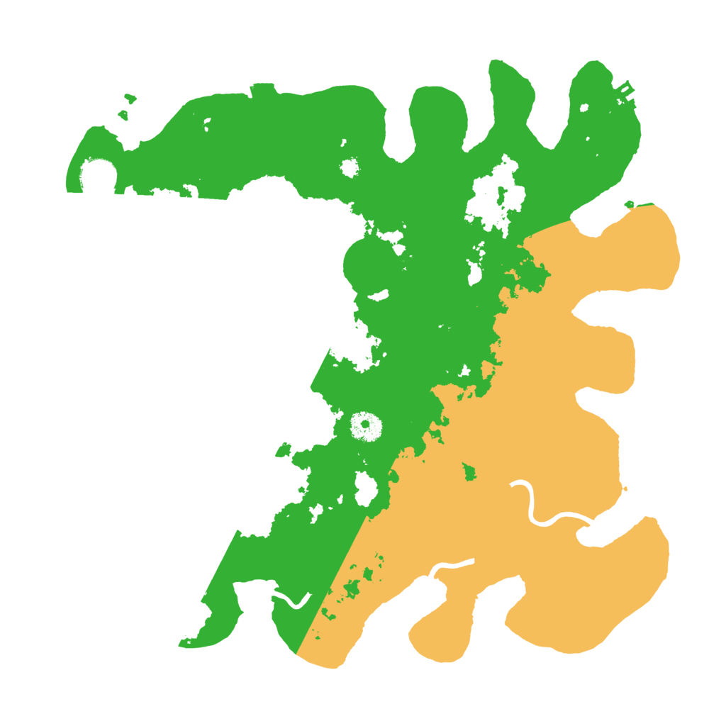 Biome Rust Map: Procedural Map, Size: 3500, Seed: 1568364491