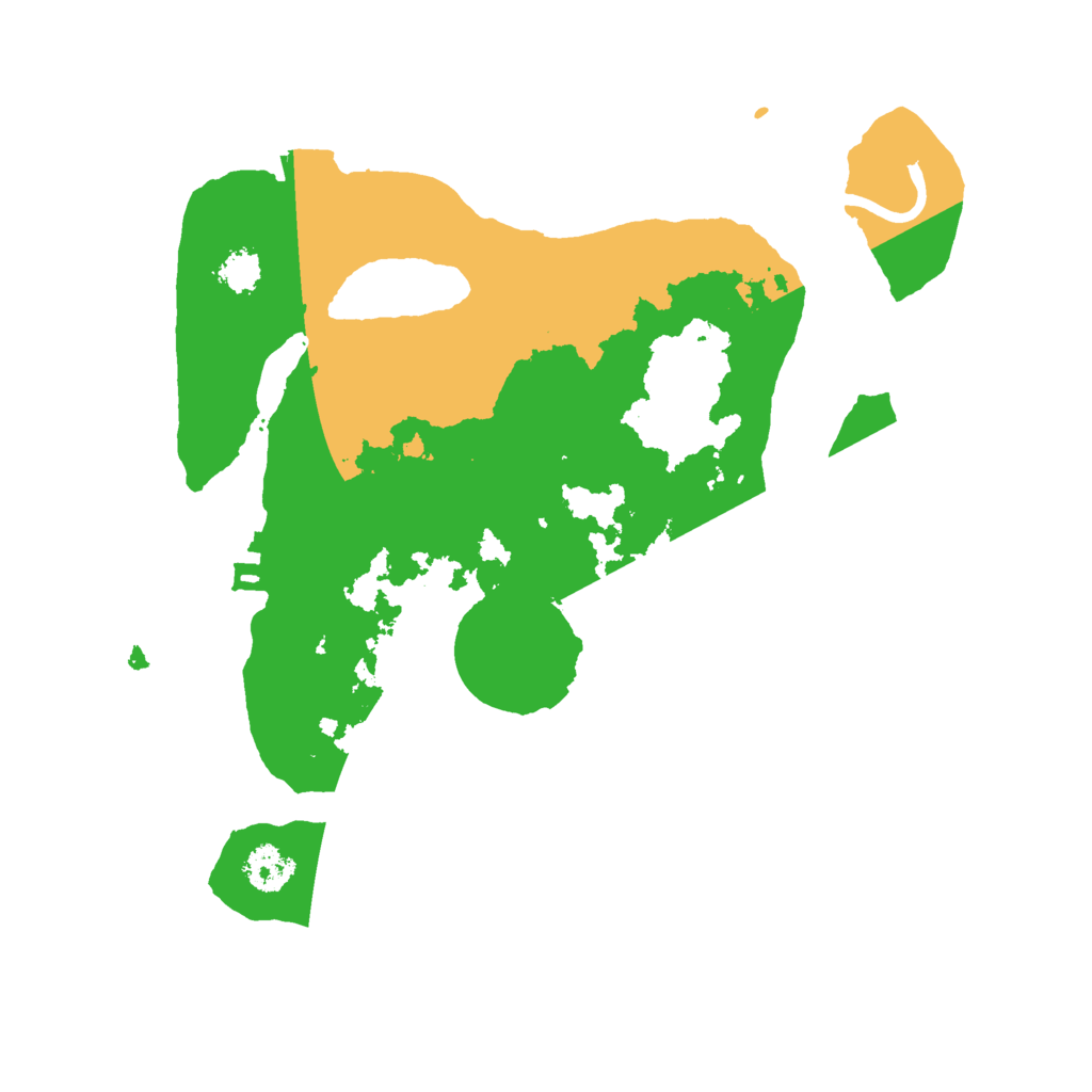 Biome Rust Map: Procedural Map, Size: 2400, Seed: 1821891347