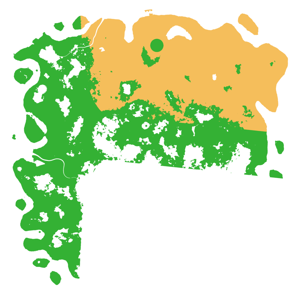 Biome Rust Map: Procedural Map, Size: 6000, Seed: 2132097705